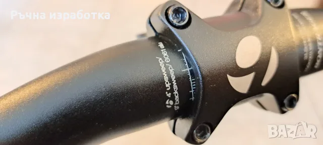bontrager rhythm comp кормило и лапа за планински велосипед trek мтб колело байк бар алуминий 6061, снимка 7 - Части за велосипеди - 55596142
