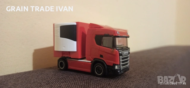Scania R500 & Frigo Krone! Herpa 1/87, снимка 2 - Колекции - 54982965