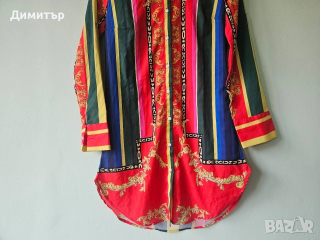 Риза на Versace made in Italy Версаче М , снимка 3 - Ризи - 54734386