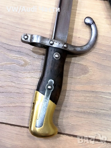Френски щик нож байонет ГРА GRASS M1874 Waffenfabrik Steyr 1877 гръцка поръчка, снимка 5 - Антикварни и старинни предмети - 55004034