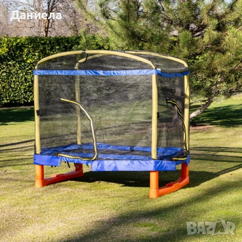 Голям батут Playground 200 см.с пърз.син, снимка 2 - Други - 55267694