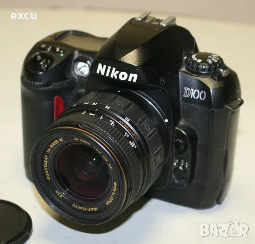 Фотоапарат Nikon D100 + обектив Quantaray AF 18-50