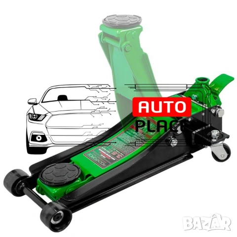  Нископрофилен крик 3,5 тона с педал за повдигане (80-495мм ) RockForce, снимка 2 - Други инструменти - 54032781