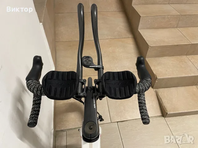 Шосеен велосипед Look 795 Blade RS (Размер S) – Sram Red 2x10 + Quarq + Mavic Comete 60мм, снимка 5 - Велосипеди - 55692869