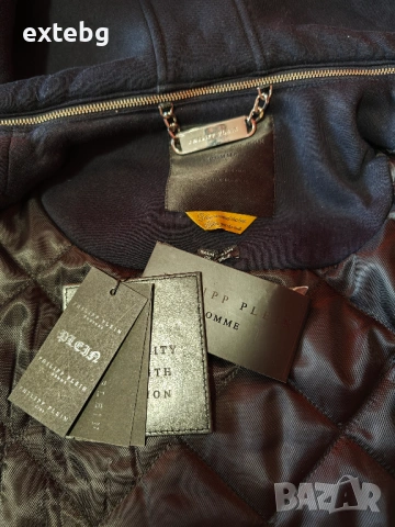 PHILIPP PLEIN оригинално ново дънково яке XXL, снимка 10 - Якета - 53831993