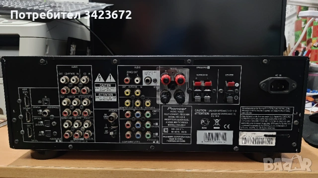  Pioneer AUDIO/VIDEO MULTI-CHANNEL RECEIVER VSX-420, снимка 3 - Ресийвъри, усилватели, смесителни пултове - 54896326