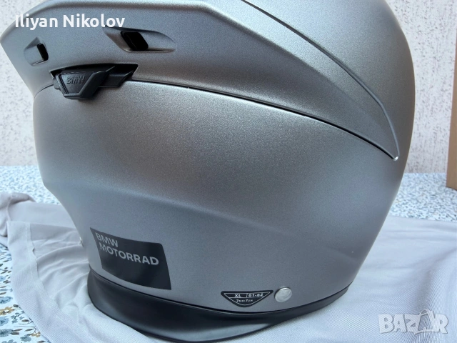  Каска BMW Motorrad Sao Paolo GREY MATT. Рамер 61-62 см, снимка 4 - Аксесоари и консумативи - 55179496