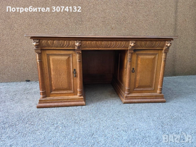 Уникално бюро в стил Ренесанс, снимка 7 - Бюра - 54889274