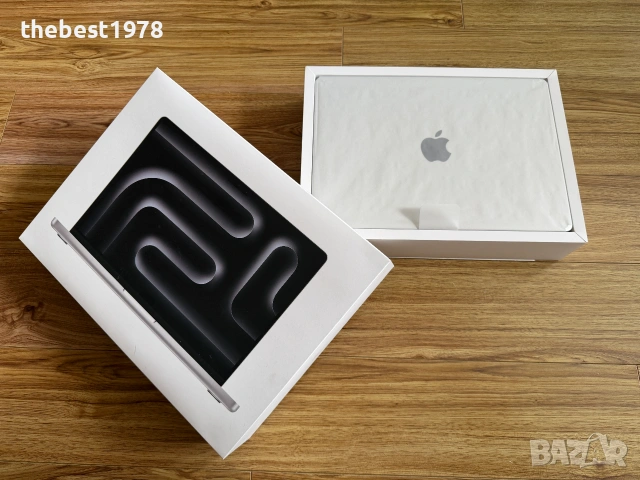 MacBook Pro 14`M3 Pro/11 CPU/14 GPU/18GB RAM/512GB SSD/Батерия 100%/Като Нов/Silver, снимка 2 - Лаптопи за работа - 55283584