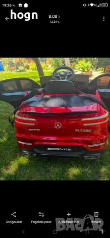 Акумулаторен детски автомобил Moni Mercedes C63s Червен, снимка 7 - Коли, камиони, мотори, писти - 55598709