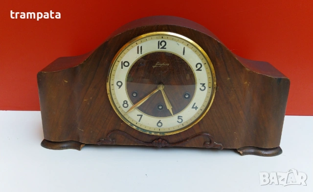 НАЙ ДОБРАТА ОФЕРТА Стар немски настолен часовник Junghans 