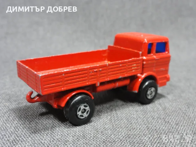 СТАРА РЕТРО МЕТАЛНА КОЛИЧКА КАМИОН MERCEDES TRUCK MATCHBOX ENGLAND, снимка 4 - Колекции - 55644887
