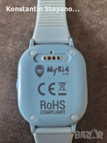 Детски син смарт часовник MyKi - 4 Lite, 1.3'' БЕЗ КАБЕЛ, снимка 5 - Детски - 55116757