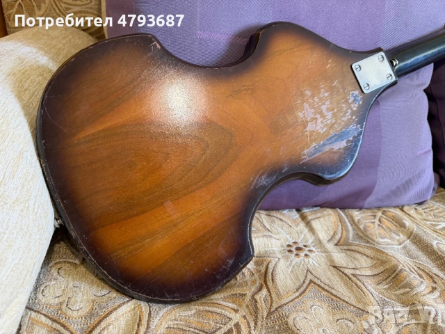 Ретро бас китара Орфей, снимка 12 - Антикварни и старинни предмети - 54800581