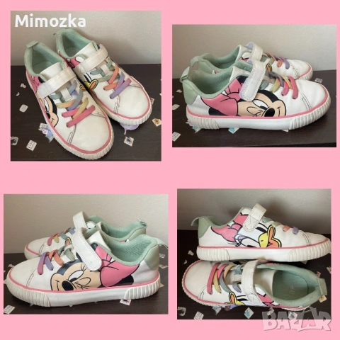 Страхотни кецове на Hm с Мини Маус и Дейзи за сладурка н-р 30!