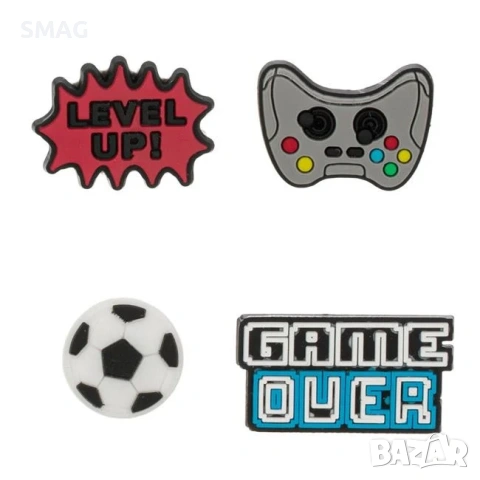 Pins декоративни аксесоари за сабо Gaming 4 бр_1239223