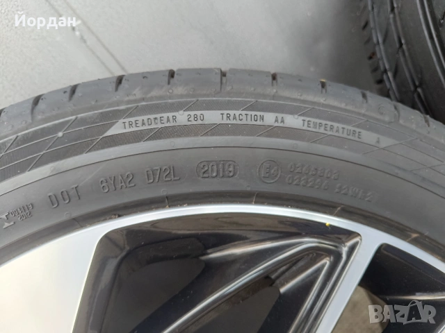 ОРИГИНАЛНИ джанти с гуми 19 ' 245 45 5x114,3 HYUNDAI TUCSON / Хюндай Туксон 5х114,3 + датчици, снимка 18 - Гуми и джанти - 54782791