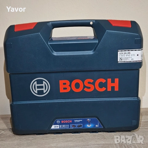 Безчетков акумулаторен ударен гайковерт BOSCH GDX 18V-285 , 2 x 5.0Ah батерии и зарядно