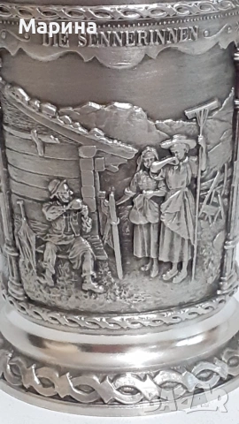 Комплект за вино и ракия от калай Antik*Vintage  #167, снимка 15 - Антикварни и старинни предмети - 55248876