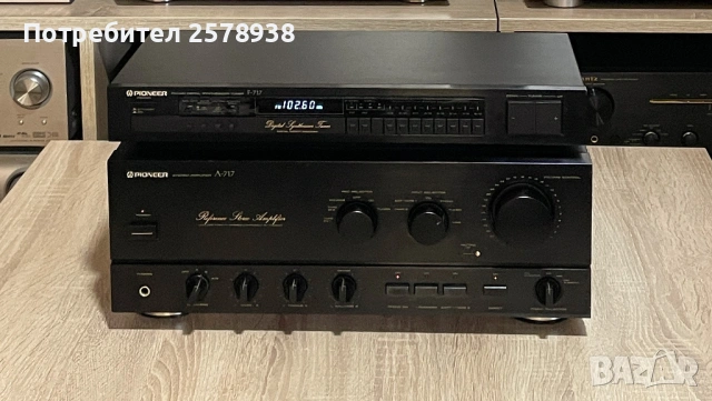 Сет на PIONEER A-717 + F-717 !, снимка 2 - Ресийвъри, усилватели, смесителни пултове - 54773340