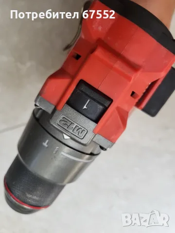 Безчетков импакт Milwaukee M12 FPD2. Без батерии и зарядно.Като нов. Цена: 90€ (крайна), снимка 4 - Винтоверти - 55653797
