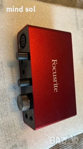 Focusrite Scarlett Solo 3rd Gen – USB аудио интерфейс, снимка 3 - Други - 55677175
