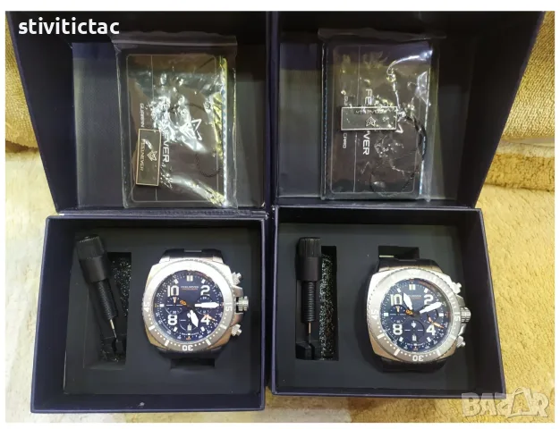 МЪЖКИ ЧАСОВНИК - ЛУКСОЗЕН, MEGA QUARTZ, НЕРЪЖДАЕМА СТОМАНА - 100% НОВ - 217 ГРАМА., снимка 15 - Мъжки - 55530543