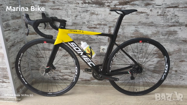 Карбонов аеро шосеен велосипед Somec Diablo X Disc Campagnolo Super Record EPS 2x12 Fulcrum | S, снимка 9 - Велосипеди - 54066238