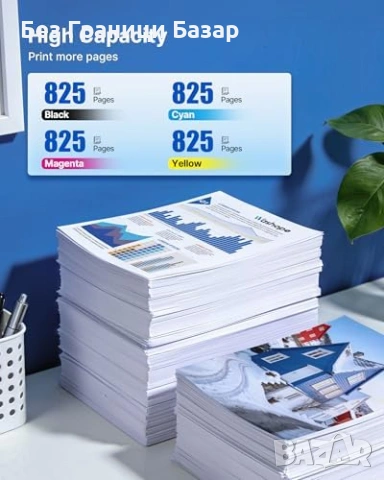 Нови 912XL мастилени касети 4 цвята за HP OfficeJet Pro 8025 8012 принтер мастило тонер, снимка 3 - Други стоки за дома - 54257562