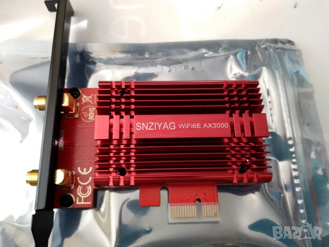 PCIe WiFi карта за компютър WiFi 6E с Bluetooth 5.2, снимка 8 - Други - 54734993