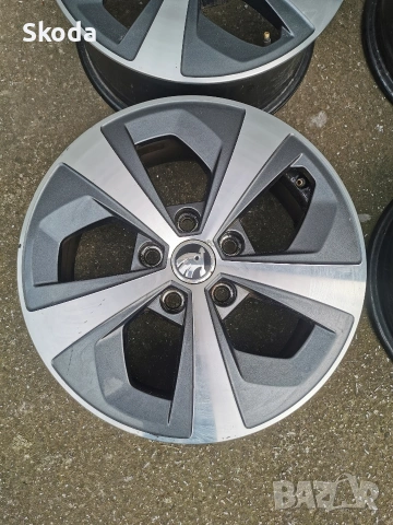 джанти Skoda 5x112 16, снимка 4 - Гуми и джанти - 54527998