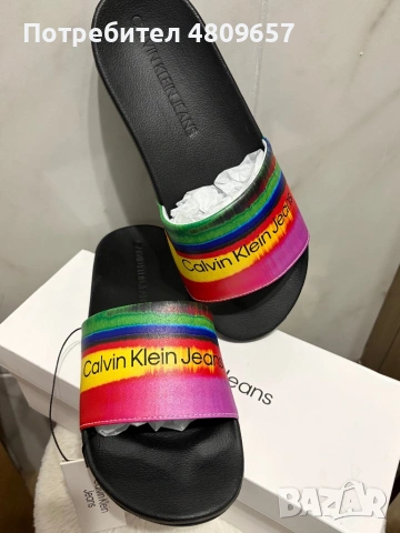 Чехли Calvin Klein Jeans , снимка 3 - Джапанки - 54330438