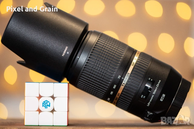 Tamron AF-S 70-300mm f/4-5.6 SP DI VC USD EF обектив Канон, снимка 3 - Обективи и филтри - 54888275