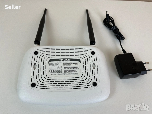 Рутър TpLink TL-WR841N, снимка 3 - Рутери - 54254202