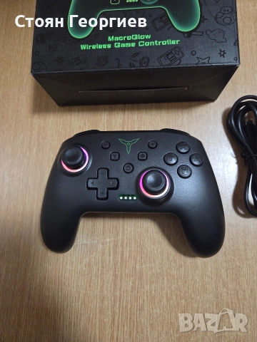 Чисто нов Macroglow Wireless Game Controller, снимка 2 - Аксесоари - 54477707