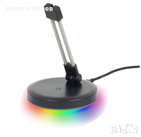 Държач за кабел за мишка Водач за мишка Battletron с RGB LED за геймъри