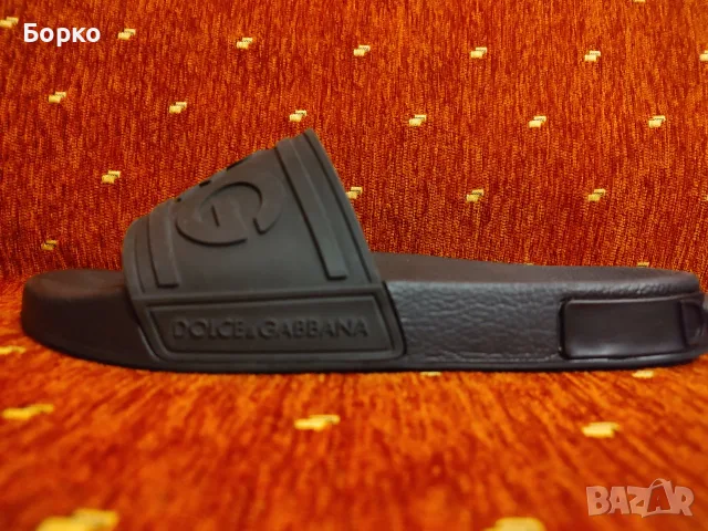 Dolce & Gabbana-оригинални мъжки чехли №42, снимка 8 - Мъжки чехли - 55465370