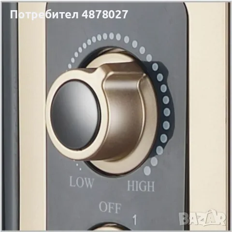 Радиатор, 2500W,13 ребра,3 степени,Поставка за дрехи,Регулируем термостат, снимка 4 - Радиатори - 55673445