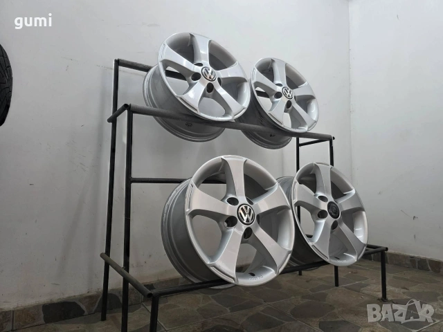4бр 15ски джанти за VW, 5х112мм. A150695 , снимка 6 - Гуми и джанти - 55229438
