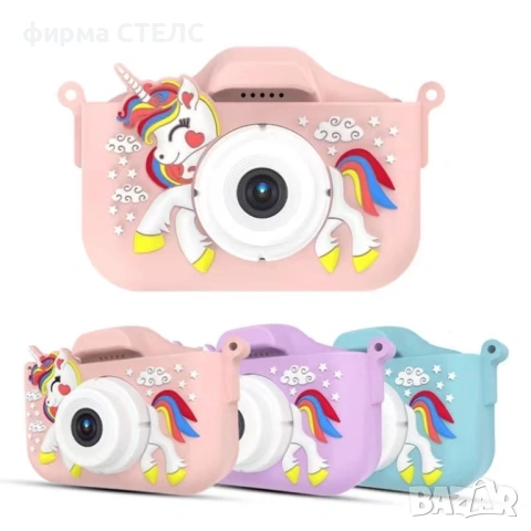 Детски фотоапарат STELS Q20s, 40MP, Селфи детска камера, USB-C