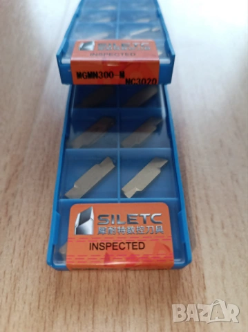 Стругарски пластини SILETC MGMN300-G Carbide Inserts Blades - 10 броя, снимка 2 - Други инструменти - 54832325