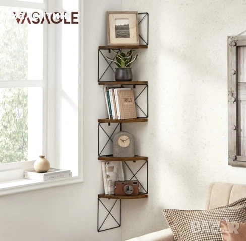 Ъглов рафт VASAGLE, снимка 2 - Етажерки - 54986775