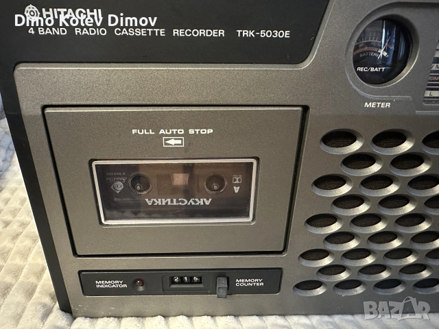 HITACHI TRK-5030 Много истински касетофон. Made in Japan 🇯🇵 , снимка 9 - Радиокасетофони, транзистори - 55248906