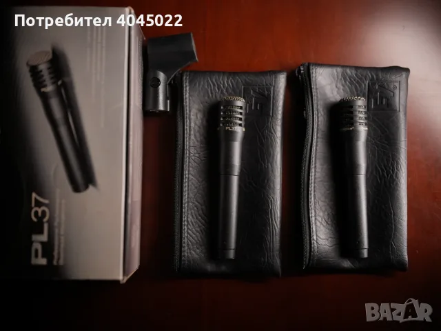 Electro-Voice PL37 кондензаторен микрофон (2бр.), снимка 2 - Микрофони - 55417500