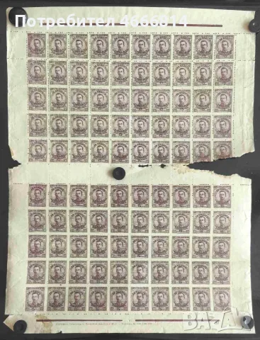 Пощенски марки "Фердинанд I" 1920г., снимка 13 - Филателия - 55324709