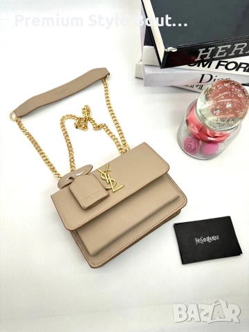 Чанти Yves saint laurent МИНИ :➡️18cm⬆️14cm✨ , снимка 4 - Чанти - 54021239