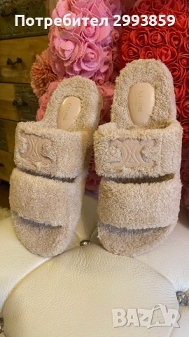 Чехли СЕЛИН*celine slides thriomphe 38 C e l i n e, снимка 8 - Други - 54789386