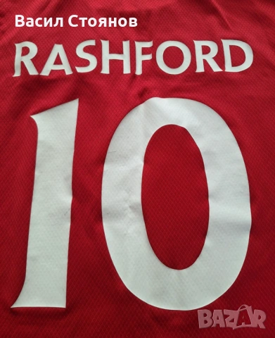 Manchester UTD/ Манчестър Юнайтед adidas Home #10 Rashford 2019-20г. - за ръст 152см., снимка 11 - Фен артикули - 54341546