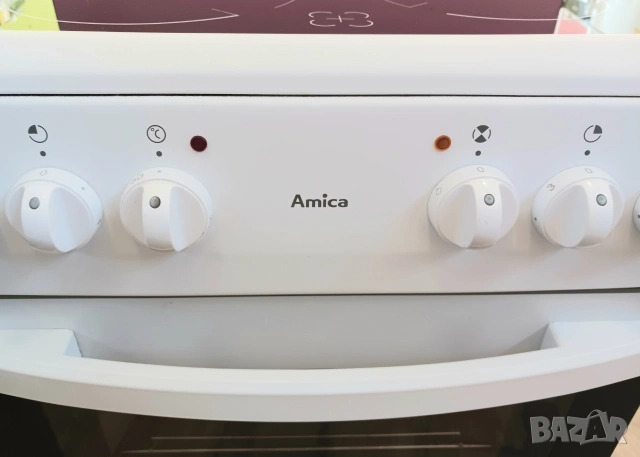 Печка с керамичен плот  AMICA - 50 см, снимка 3 - Печки, фурни - 55135580