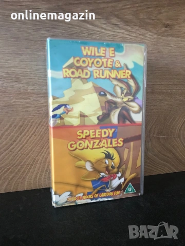 Видеокасети '' WELE E COYOTE & ROAD RUUNER  AND SPEEDY GONZALES “ VHS